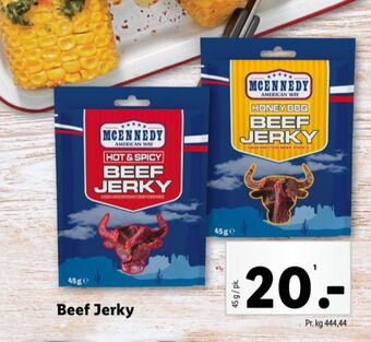 Lidl Mcennedy tørret kød tilbud