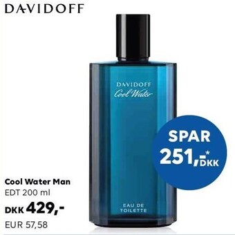 Scandlines Travel Shop Cool water man tilbud