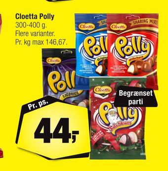 Calle Cloetta polly tilbud