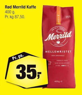 Calle Rød merrild kaffe tilbud
