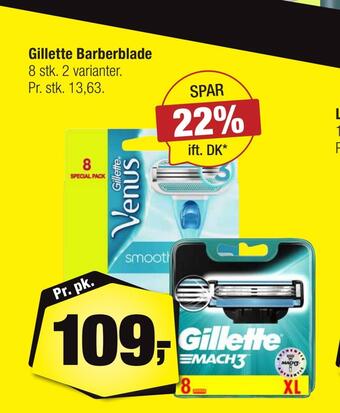 Calle Gillette barberblade tilbud