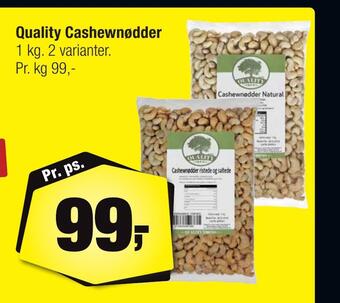Calle Quality cashewnødder tilbud