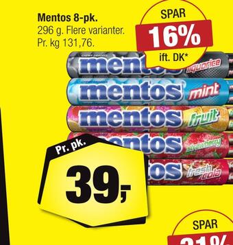 Mentos 8-pk