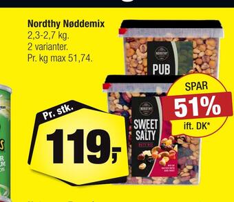 Calle Nordthy nøddemix tilbud