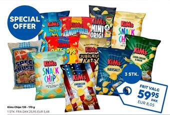 Kims chips 135 - 170 g