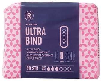 REMA 1000 Hygiejnebind, 20 ct tilbud