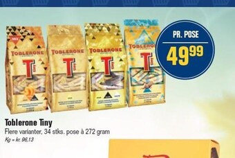 Otto Duborg Toblerone tiny tilbud