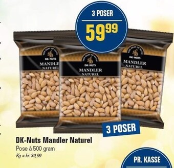 Otto Duborg Dk-nuts mandler naturel tilbud