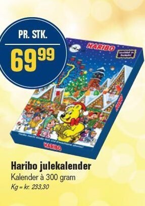 Otto Duborg Haribo julekalender tilbud