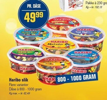 Otto Duborg Haribo slik tilbud