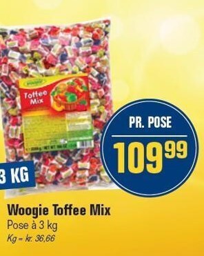 Otto Duborg Woogie toffee mix tilbud