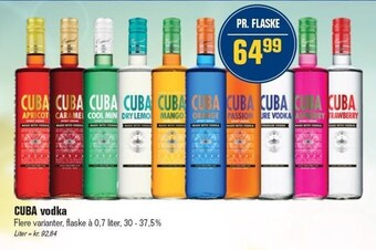 Otto Duborg Cuba vodka tilbud