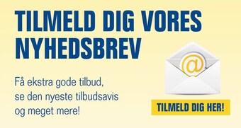 Tilmeld dig vores nyhedsbrev