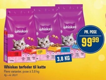 Whiskas tørfoder til katte