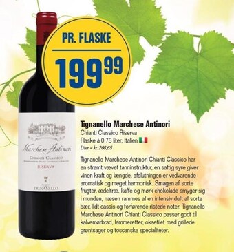 Otto Duborg Tignanello marchese antinori tilbud