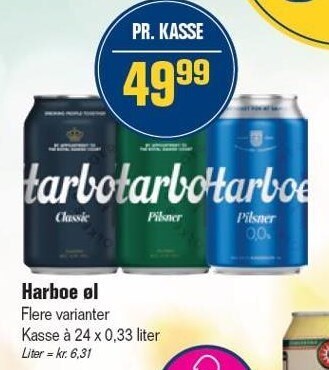 Otto Duborg Harboe øl tilbud