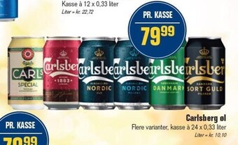 Otto Duborg Carlsberg øl tilbud