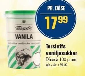 Tørsleffs vaniljesukker
