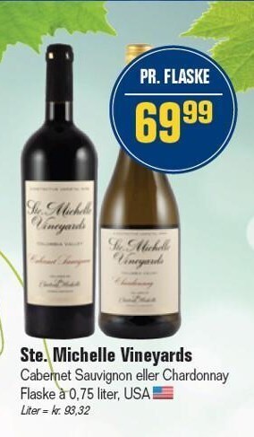 Ste. michelle vineyards