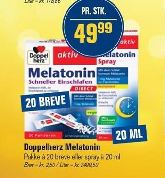 Otto Duborg Doppelherz melatonin tilbud