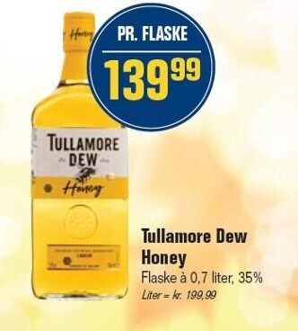 Otto Duborg Tullamore dew honey tilbud