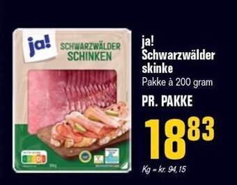 Otto Duborg Ja! schwarzwälder skinke tilbud