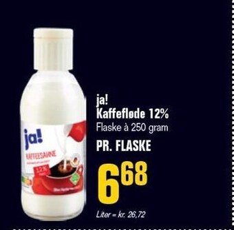 Otto Duborg Ja! kaffefløde 12% tilbud