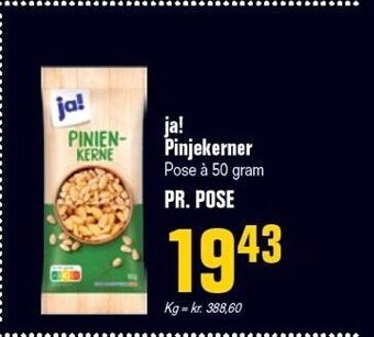 Otto Duborg Ja! pinjekerner tilbud