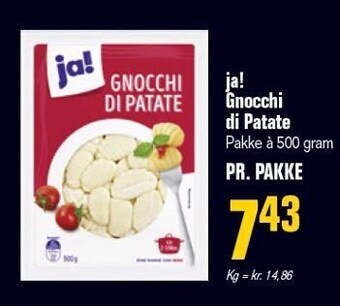 Otto Duborg Ja! gnocchi di patate tilbud