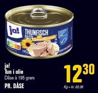 Otto Duborg Ja! tun i olie tilbud
