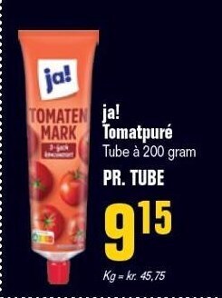 Otto Duborg Ja! tomatpuré tilbud