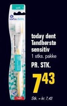 Otto Duborg Today dent tandbørste sensitiv tilbud