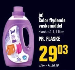Otto Duborg Ja! color flydende vaskemiddel tilbud