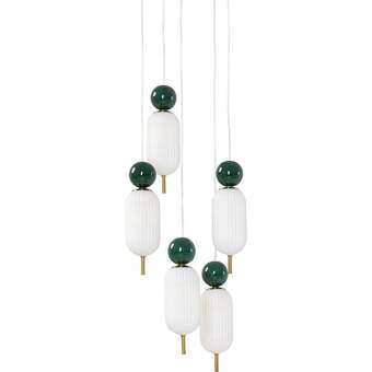 Kare Charleston spiral loftlampe tilbud