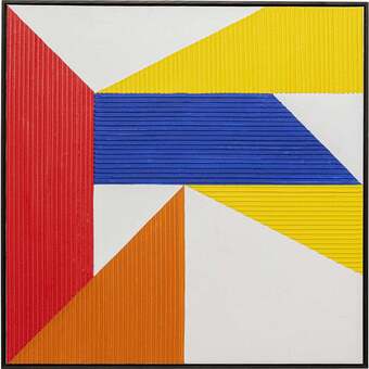Kare Art triangles yellow galleri, 100x100cm tilbud