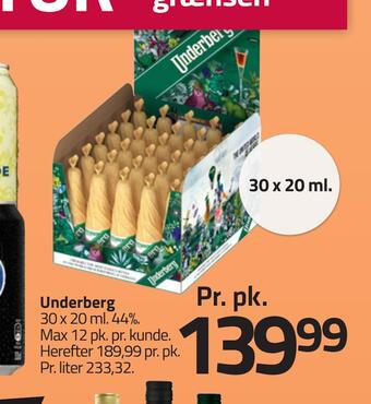 Fleggaard Underberg tilbud