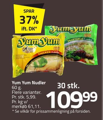 Fleggaard Yum yum nudler tilbud