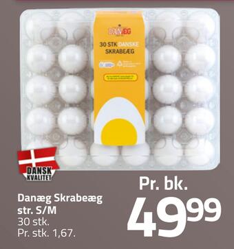 Fleggaard Danæg skrabeæg str. s/m tilbud