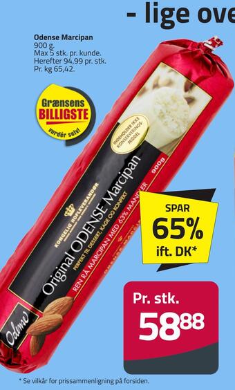 Fleggaard Odense marcipan tilbud
