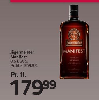 Fleggaard Jägermeister manifest tilbud