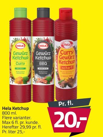 Fleggaard Hela ketchup tilbud