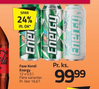 Fleggaard Faxe kondi energy tilbud