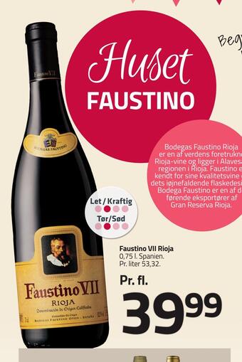 Fleggaard Faustino vii rioja tilbud