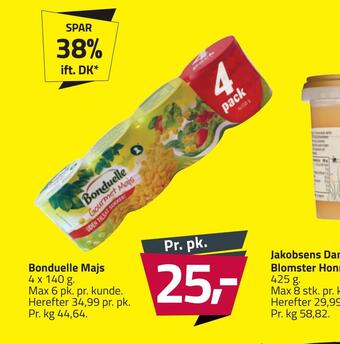 Fleggaard Bonduelle majs tilbud