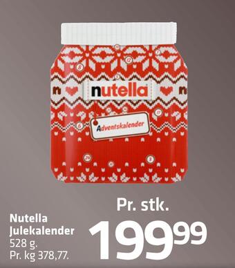 Fleggaard Nutella julekalender tilbud