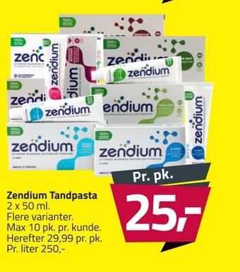 Fleggaard Zendium tandpasta tilbud