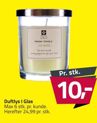 Duftlys i glas