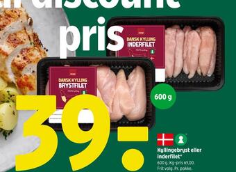Kyllingebryst eller inderfilet