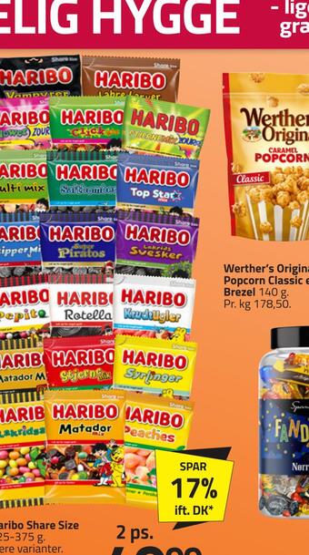 Fleggaard Haribo share size tilbud