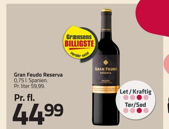 Fleggaard Gran feudo reserva tilbud